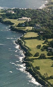 Cliff Walk from the air