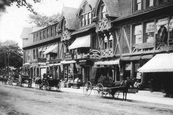 Newport RI storefronts from past